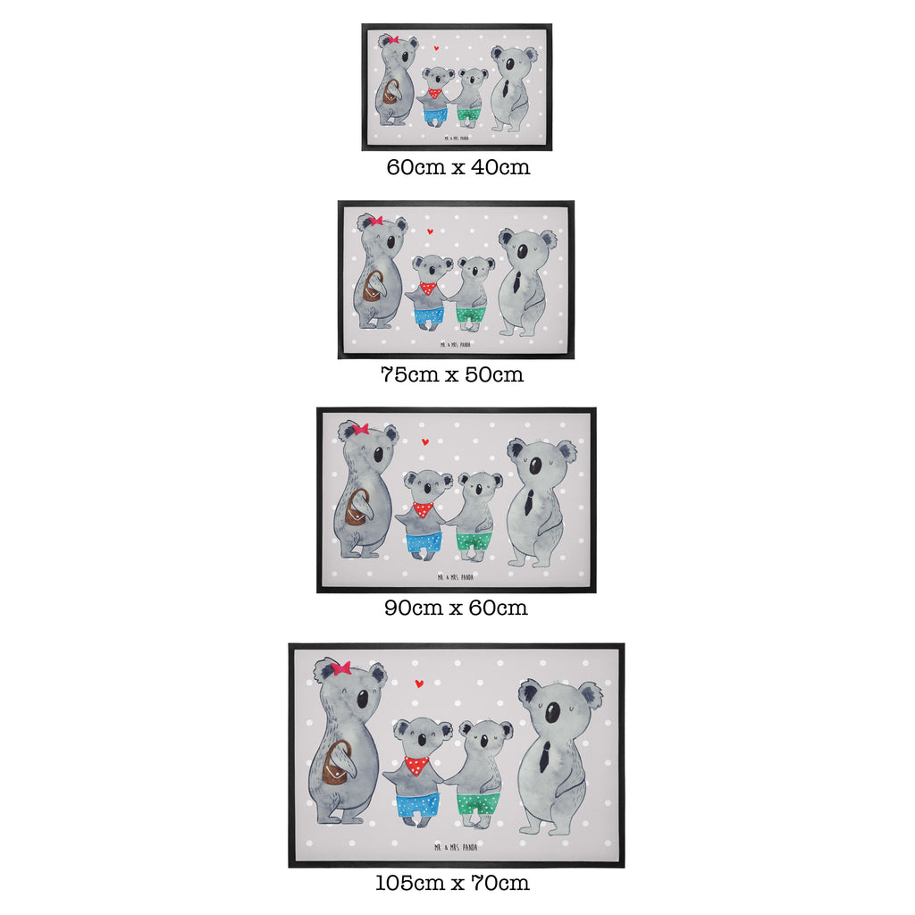 Fußmatte Koala Familie zwei Koala, Koalabär, Familie, beste Familie, Familienzeit, Familienleben, Koalafamilie, Lieblingsfamilie Türvorleger, Schmutzmatte, Fußabtreter, Matte, Schmutzfänger, Fußabstreifer, Schmutzfangmatte, Türmatte, Motivfußmatte,  Haustürmatte, Vorleger  Familie, Vatertag, Muttertag, Bruder, Schwester, Mama, Papa, Oma, Opa