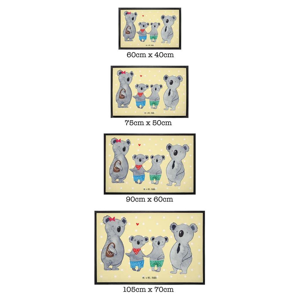 Fußmatte Koala Familie zwei Koala, Koalabär, Familie, beste Familie, Familienzeit, Familienleben, Koalafamilie, Lieblingsfamilie Türvorleger, Schmutzmatte, Fußabtreter, Matte, Schmutzfänger, Fußabstreifer, Schmutzfangmatte, Türmatte, Motivfußmatte,  Haustürmatte, Vorleger  Familie, Vatertag, Muttertag, Bruder, Schwester, Mama, Papa, Oma, Opa
