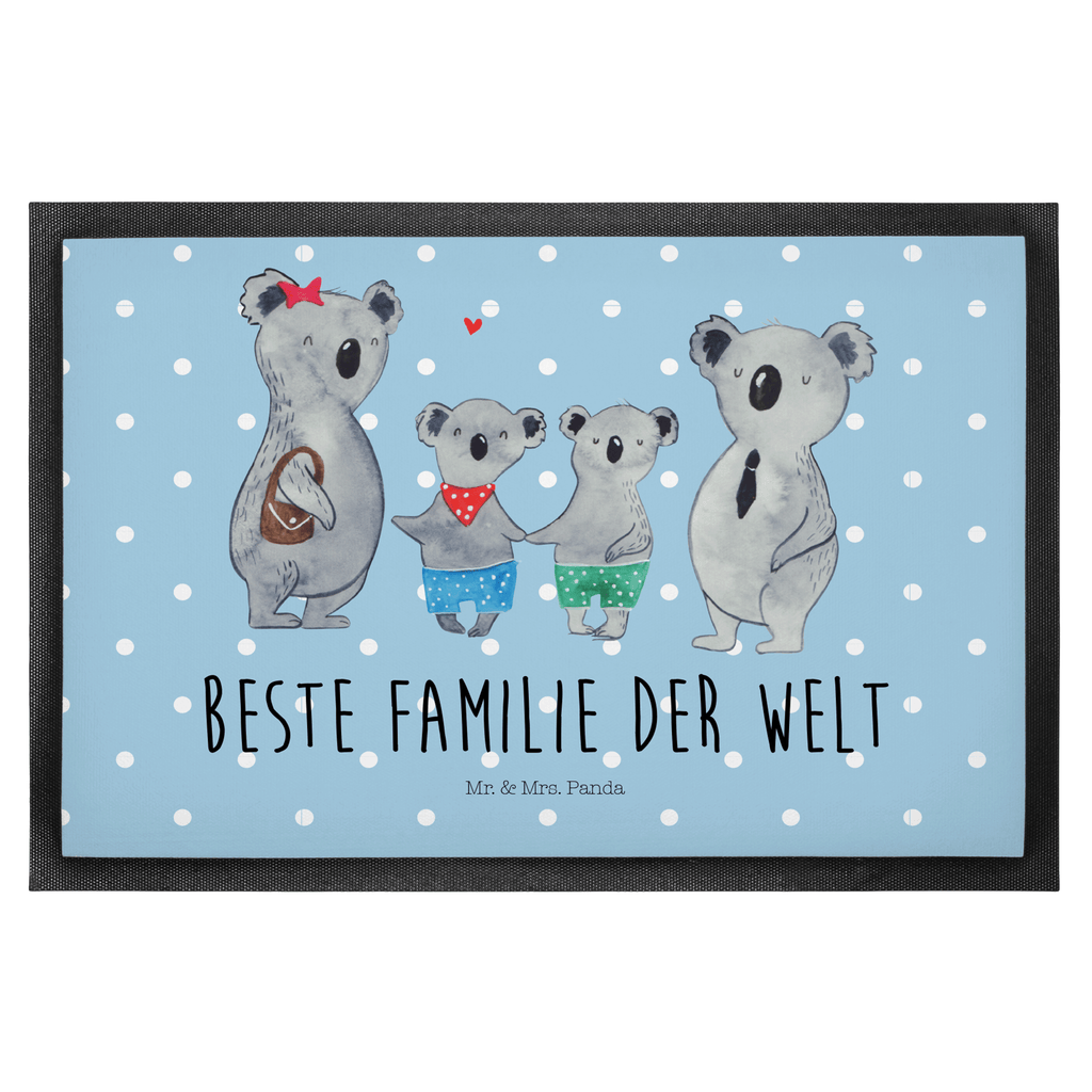 Fußmatte Koala Familie zwei Koala, Koalabär, Familie, beste Familie, Familienzeit, Familienleben, Koalafamilie, Lieblingsfamilie Türvorleger, Schmutzmatte, Fußabtreter, Matte, Schmutzfänger, Fußabstreifer, Schmutzfangmatte, Türmatte, Motivfußmatte,  Haustürmatte, Vorleger  Familie, Vatertag, Muttertag, Bruder, Schwester, Mama, Papa, Oma, Opa
