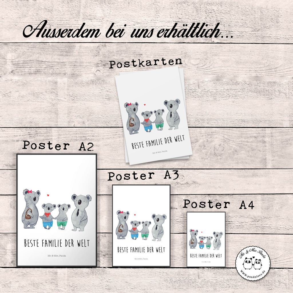 Poster Koala Familie zwei Poster, Wandposter, Bild, Wanddeko, Küchenposter, Kinderposter, Wanddeko Bild, Raumdekoration, Wanddekoration, Handgemaltes Poster, Mr. & Mrs. Panda Poster, Designposter, Kunstdruck, Posterdruck, Familie, Vatertag, Muttertag, Bruder, Schwester, Mama, Papa, Oma, Opa, Koala, Koalabär, beste Familie, Familienzeit, Familienleben, Koalafamilie, Lieblingsfamilie