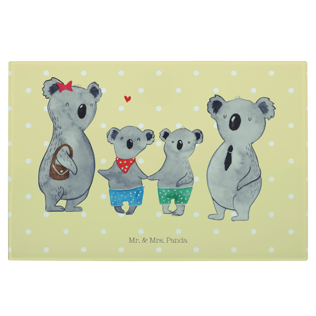 XL Glas Schneidbrett Koala Familie zwei Glasschneidebrett, Schneidebrett, Frühstücksbrett, Küche, Familie, Vatertag, Muttertag, Bruder, Schwester, Mama, Papa, Oma, Opa, Koala, Koalabär, beste Familie, Familienzeit, Familienleben, Koalafamilie, Lieblingsfamilie
