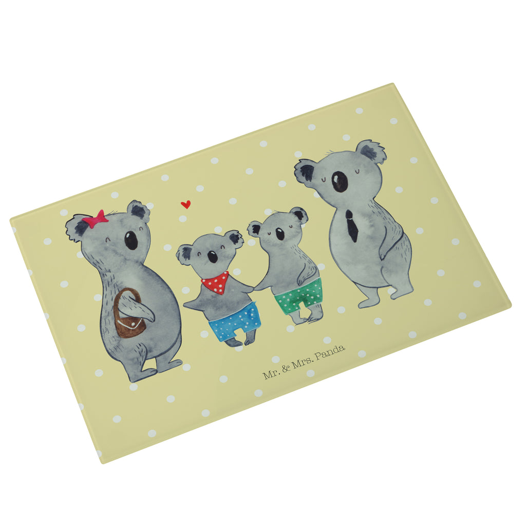 XL Glas Schneidbrett Koala Familie zwei Glasschneidebrett, Schneidebrett, Frühstücksbrett, Küche, Familie, Vatertag, Muttertag, Bruder, Schwester, Mama, Papa, Oma, Opa, Koala, Koalabär, beste Familie, Familienzeit, Familienleben, Koalafamilie, Lieblingsfamilie