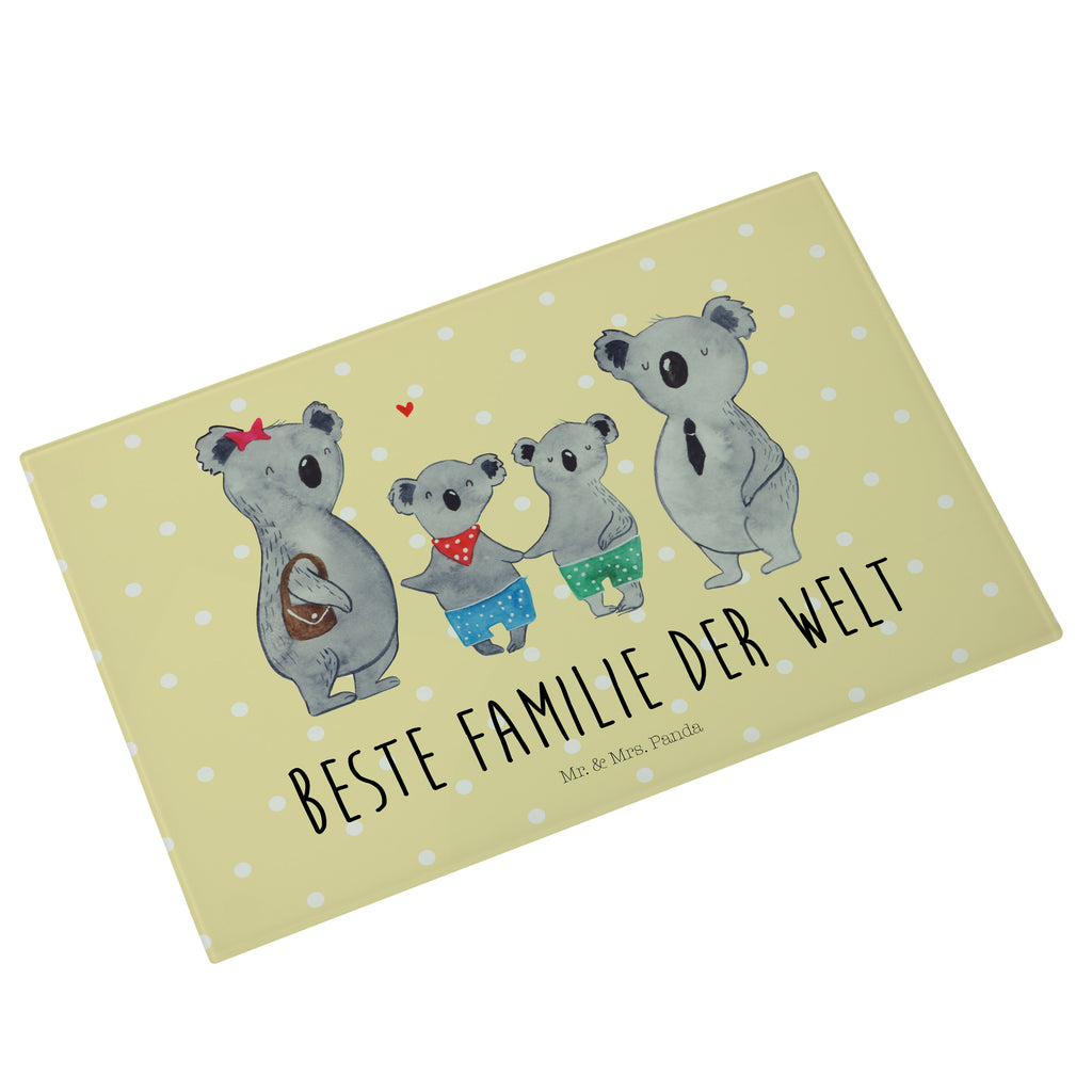 XL Glas Schneidbrett Koala Familie zwei Glasschneidebrett, Schneidebrett, Frühstücksbrett, Küche, Familie, Vatertag, Muttertag, Bruder, Schwester, Mama, Papa, Oma, Opa, Koala, Koalabär, beste Familie, Familienzeit, Familienleben, Koalafamilie, Lieblingsfamilie