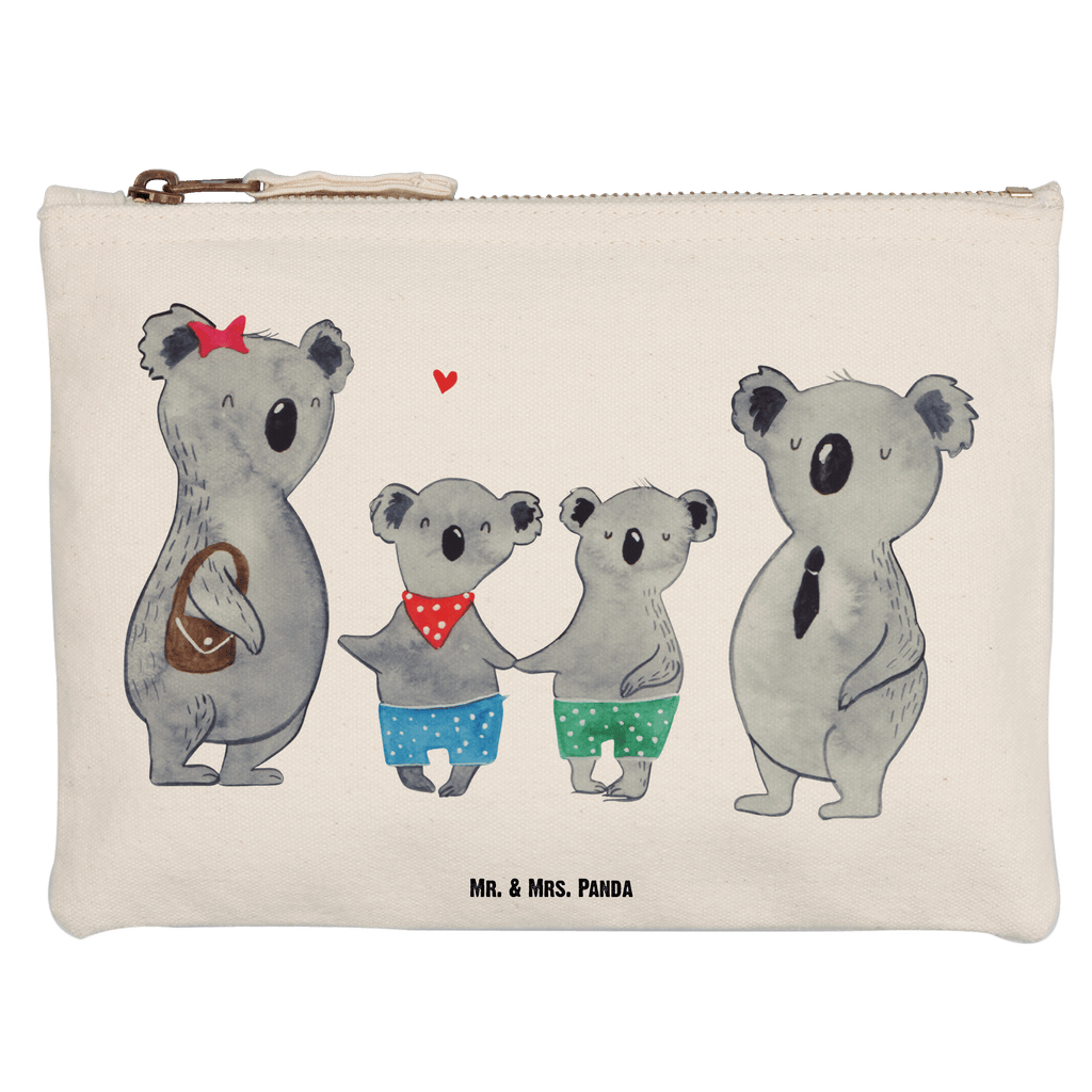 Schminktasche Koala Familie zwei Schminktasche, Kosmetiktasche, Kosmetikbeutel, Stiftemäppchen, Etui, Federmappe, Makeup, XXL, Schminketui, Kosmetiketui, Schlamperetui, Familie, Vatertag, Muttertag, Bruder, Schwester, Mama, Papa, Oma, Opa, Koala, Koalabär, beste Familie, Familienzeit, Familienleben, Koalafamilie, Lieblingsfamilie