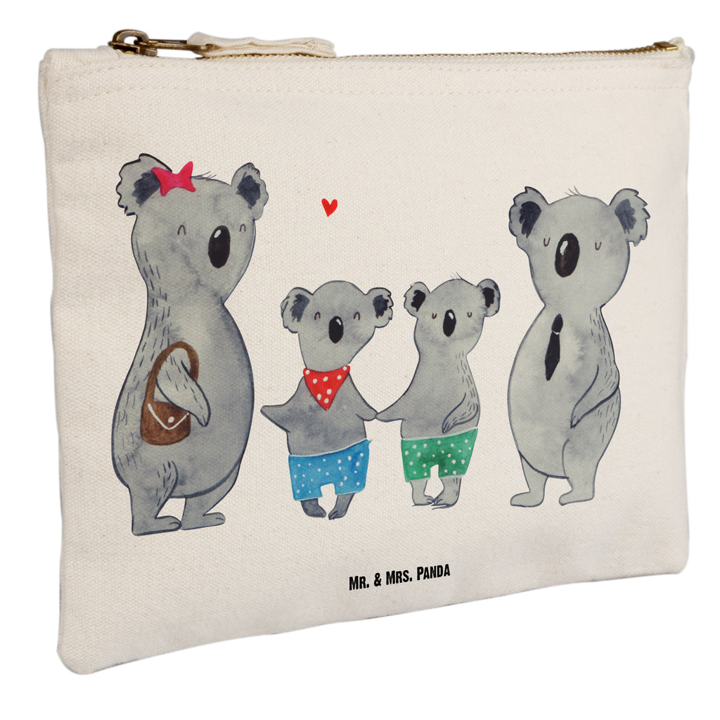 Schminktasche Koala Familie zwei Schminktasche, Kosmetiktasche, Kosmetikbeutel, Stiftemäppchen, Etui, Federmappe, Makeup, XXL, Schminketui, Kosmetiketui, Schlamperetui, Familie, Vatertag, Muttertag, Bruder, Schwester, Mama, Papa, Oma, Opa, Koala, Koalabär, beste Familie, Familienzeit, Familienleben, Koalafamilie, Lieblingsfamilie