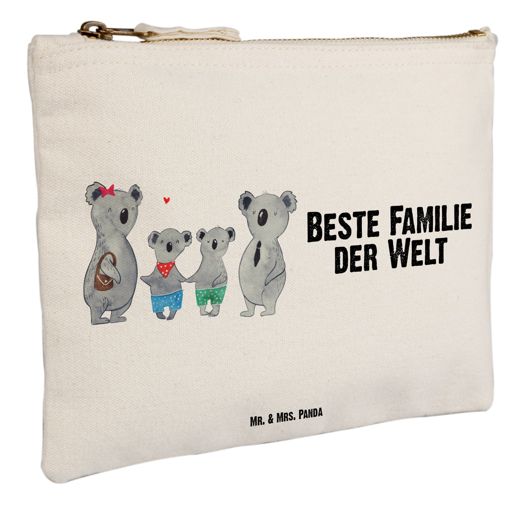 Schminktasche Koala Familie zwei Schminktasche, Kosmetiktasche, Kosmetikbeutel, Stiftemäppchen, Etui, Federmappe, Makeup, XXL, Schminketui, Kosmetiketui, Schlamperetui, Familie, Vatertag, Muttertag, Bruder, Schwester, Mama, Papa, Oma, Opa, Koala, Koalabär, beste Familie, Familienzeit, Familienleben, Koalafamilie, Lieblingsfamilie