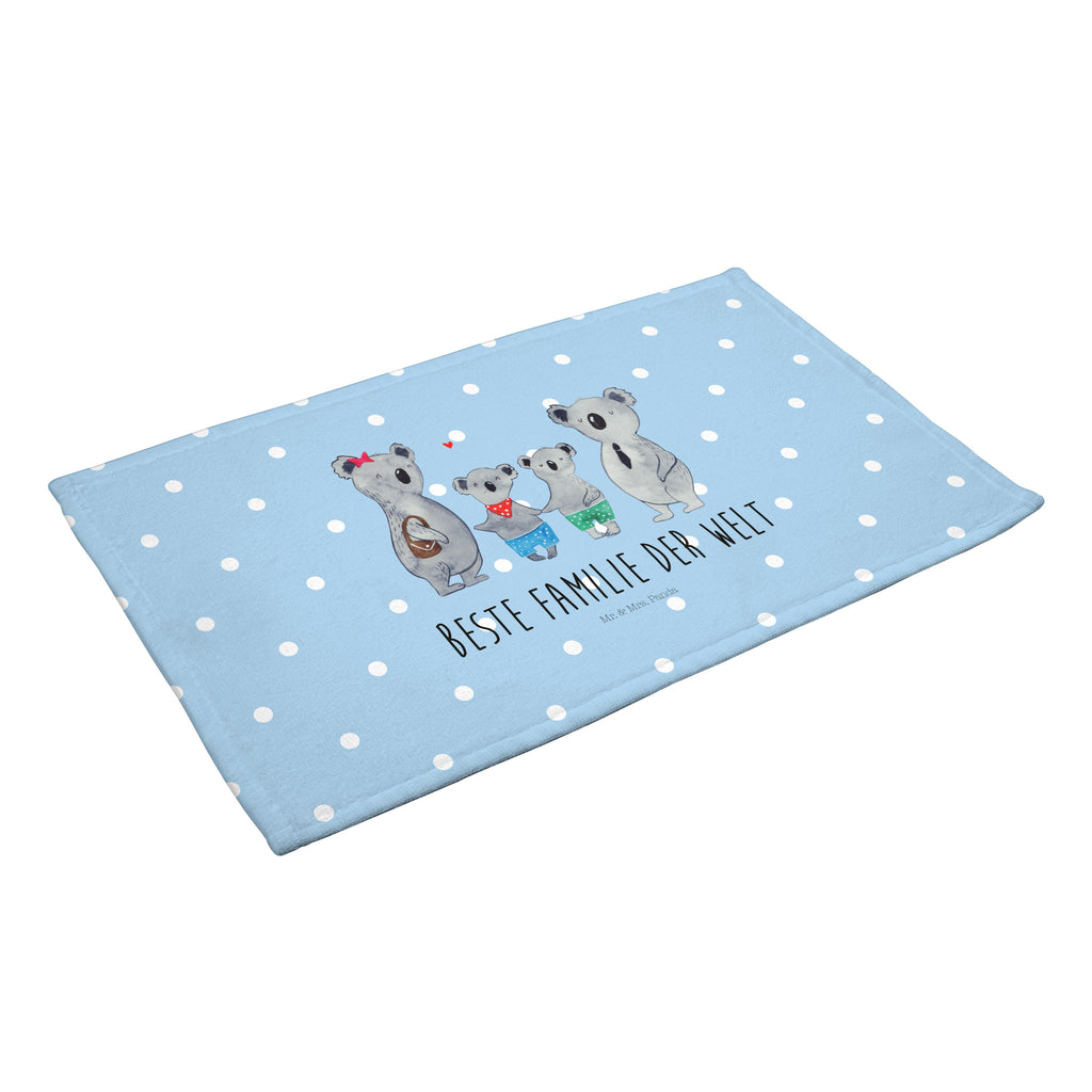 50 x 100 Handtuch Koala Familie zwei Handtuch, Badehandtuch, Badezimmer, Handtücher, groß, Kinder, Baby, Familie, Vatertag, Muttertag, Bruder, Schwester, Mama, Papa, Oma, Opa, Koala, Koalabär, beste Familie, Familienzeit, Familienleben, Koalafamilie, Lieblingsfamilie