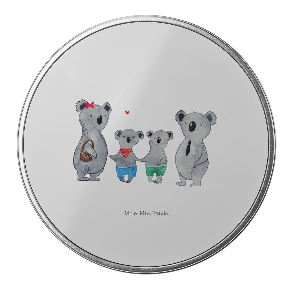 Blechdose rund Koala Familie zwei Metalldose, Keksdose, Dose, Vorratsdose, Geschenkbox, Familie, Vatertag, Muttertag, Bruder, Schwester, Mama, Papa, Oma, Opa, Koala, Koalabär, beste Familie, Familienzeit, Familienleben, Koalafamilie, Lieblingsfamilie