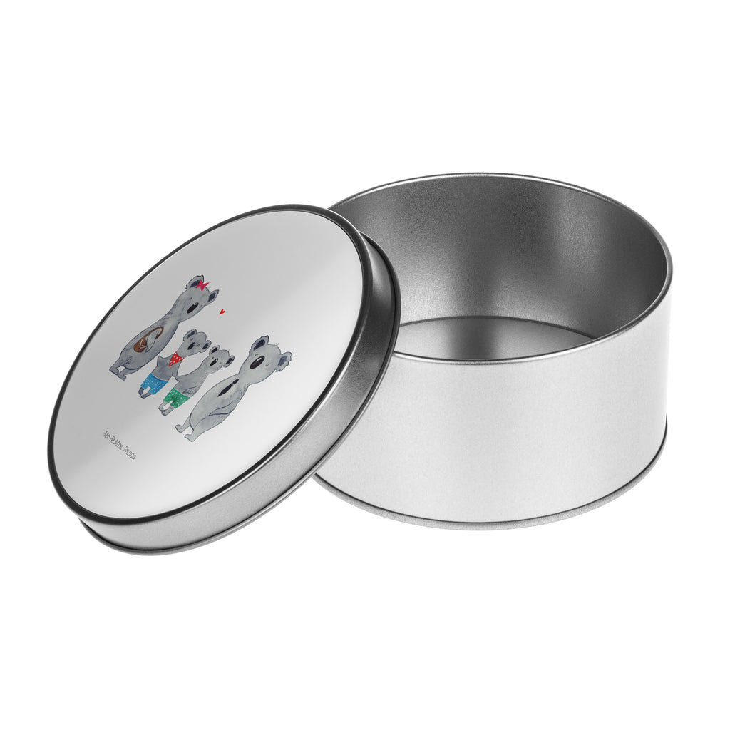 Blechdose rund Koala Familie zwei Metalldose, Keksdose, Dose, Vorratsdose, Geschenkbox, Familie, Vatertag, Muttertag, Bruder, Schwester, Mama, Papa, Oma, Opa, Koala, Koalabär, beste Familie, Familienzeit, Familienleben, Koalafamilie, Lieblingsfamilie