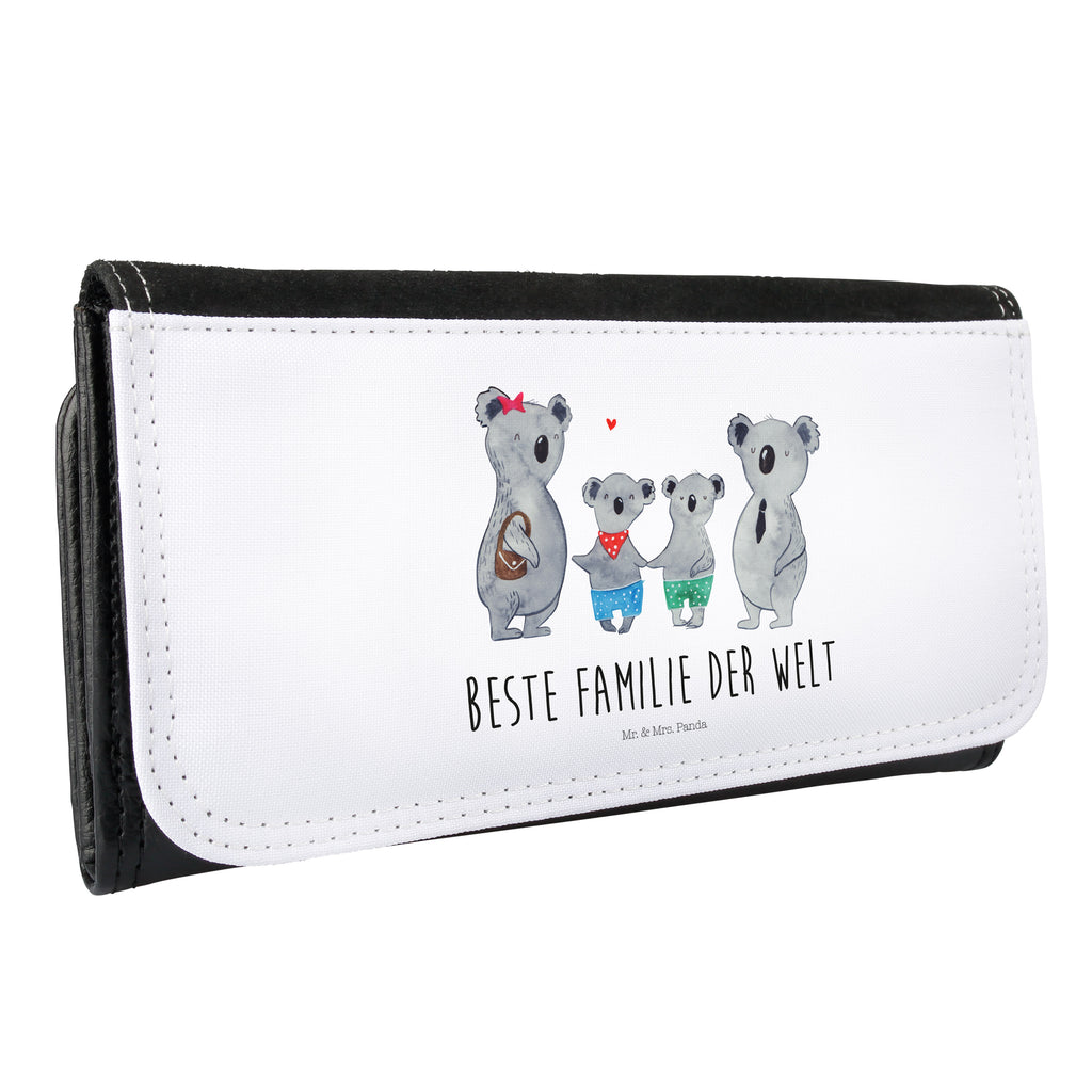 Damen Portemonnaie Koala Familie zwei Portemonnaie, Portemonee, Geldbörse, Damen, Groß, XXL, Geldbeutel, Portemonnaies, Familie, Vatertag, Muttertag, Bruder, Schwester, Mama, Papa, Oma, Opa, Koala, Koalabär, beste Familie, Familienzeit, Familienleben, Koalafamilie, Lieblingsfamilie