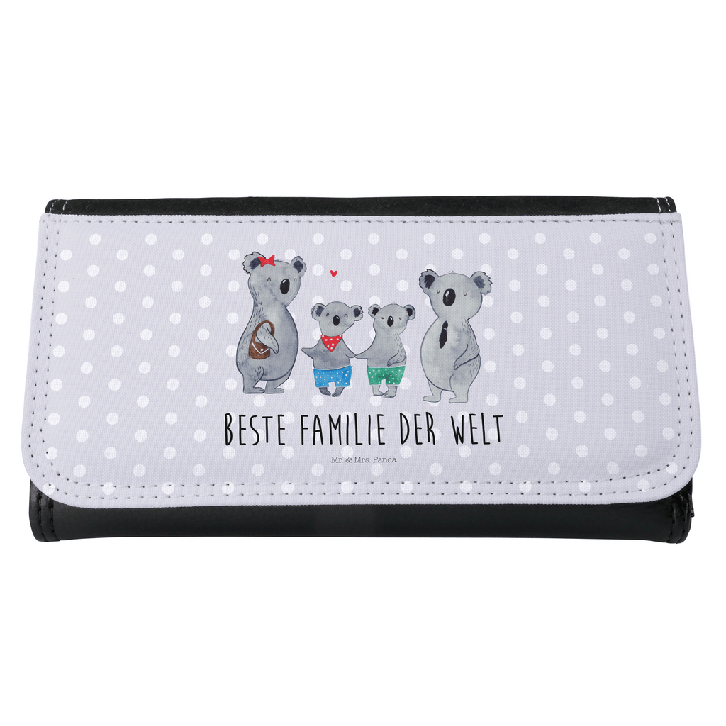Damen Portemonnaie Koala Familie zwei Portemonnaie, Portemonee, Geldbörse, Damen, Groß, XXL, Geldbeutel, Portemonnaies, Familie, Vatertag, Muttertag, Bruder, Schwester, Mama, Papa, Oma, Opa, Koala, Koalabär, beste Familie, Familienzeit, Familienleben, Koalafamilie, Lieblingsfamilie