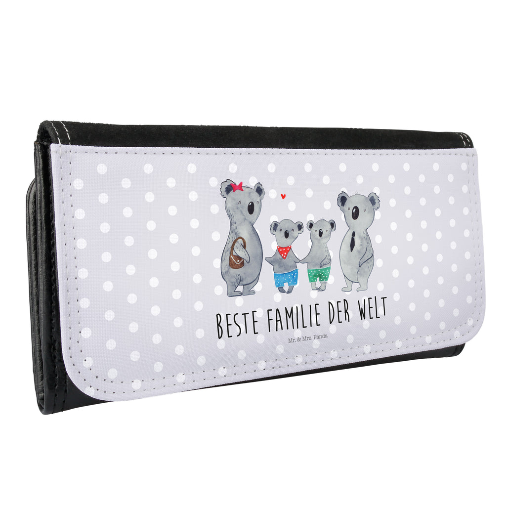 Damen Portemonnaie Koala Familie zwei Portemonnaie, Portemonee, Geldbörse, Damen, Groß, XXL, Geldbeutel, Portemonnaies, Familie, Vatertag, Muttertag, Bruder, Schwester, Mama, Papa, Oma, Opa, Koala, Koalabär, beste Familie, Familienzeit, Familienleben, Koalafamilie, Lieblingsfamilie