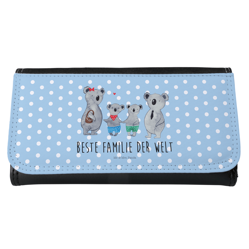 Damen Portemonnaie Koala Familie zwei Portemonnaie, Portemonee, Geldbörse, Damen, Groß, XXL, Geldbeutel, Portemonnaies, Familie, Vatertag, Muttertag, Bruder, Schwester, Mama, Papa, Oma, Opa, Koala, Koalabär, beste Familie, Familienzeit, Familienleben, Koalafamilie, Lieblingsfamilie