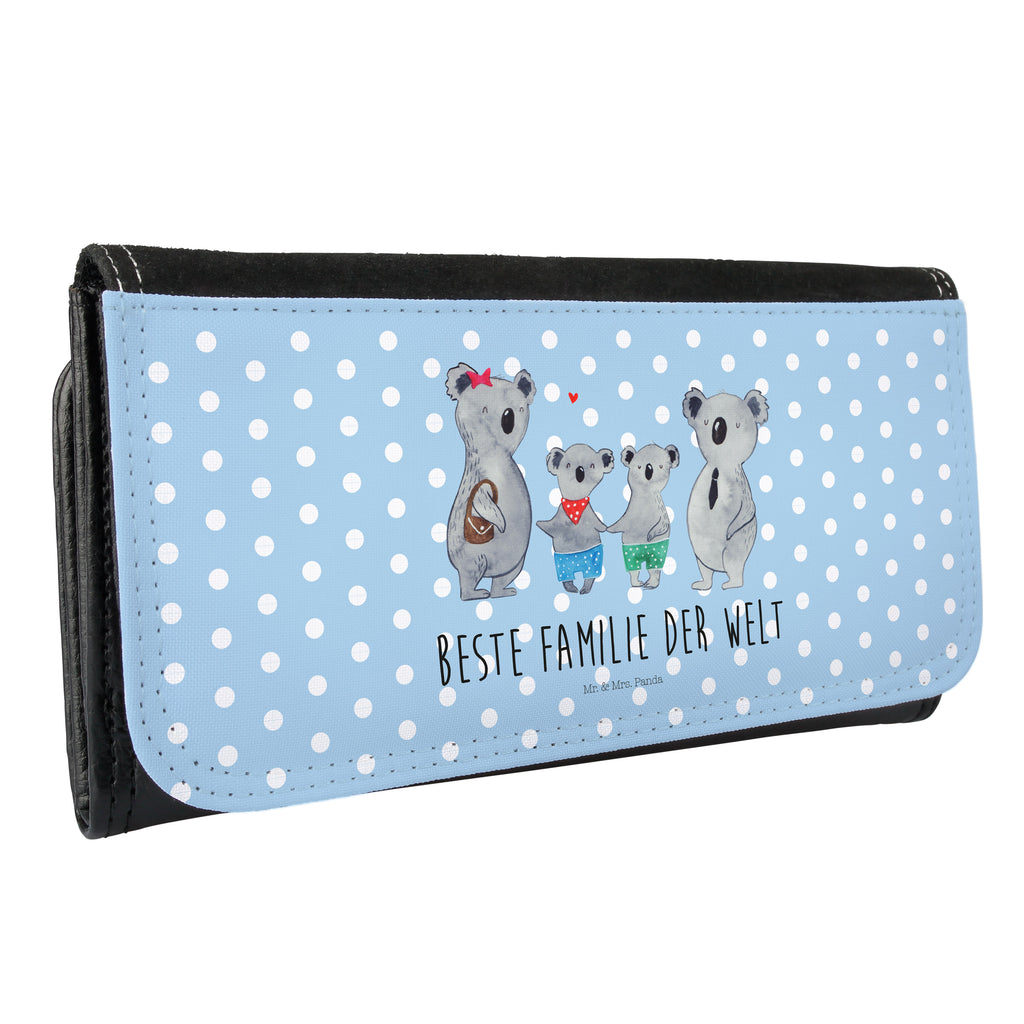 Damen Portemonnaie Koala Familie zwei Portemonnaie, Portemonee, Geldbörse, Damen, Groß, XXL, Geldbeutel, Portemonnaies, Familie, Vatertag, Muttertag, Bruder, Schwester, Mama, Papa, Oma, Opa, Koala, Koalabär, beste Familie, Familienzeit, Familienleben, Koalafamilie, Lieblingsfamilie