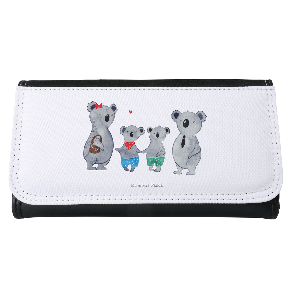 Damen Portemonnaie Koala Familie zwei Portemonnaie, Portemonee, Geldbörse, Damen, Groß, XXL, Geldbeutel, Portemonnaies, Familie, Vatertag, Muttertag, Bruder, Schwester, Mama, Papa, Oma, Opa, Koala, Koalabär, beste Familie, Familienzeit, Familienleben, Koalafamilie, Lieblingsfamilie