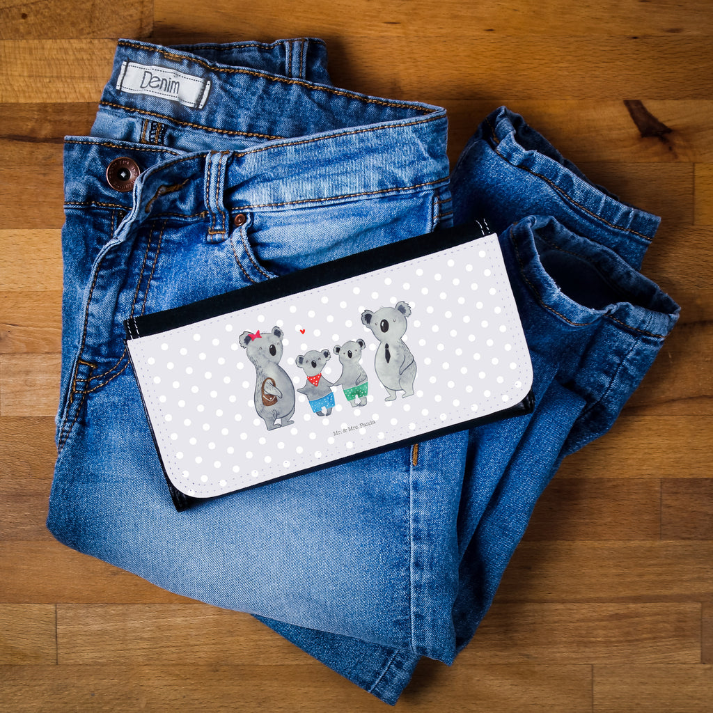 Damen Portemonnaie Koala Familie zwei Portemonnaie, Portemonee, Geldbörse, Damen, Groß, XXL, Geldbeutel, Portemonnaies, Familie, Vatertag, Muttertag, Bruder, Schwester, Mama, Papa, Oma, Opa, Koala, Koalabär, beste Familie, Familienzeit, Familienleben, Koalafamilie, Lieblingsfamilie