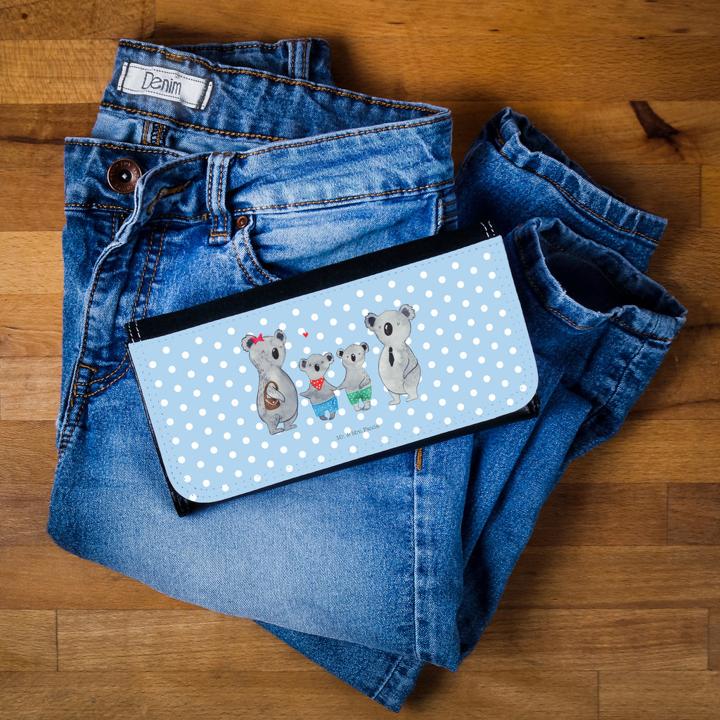 Damen Portemonnaie Koala Familie zwei Portemonnaie, Portemonee, Geldbörse, Damen, Groß, XXL, Geldbeutel, Portemonnaies, Familie, Vatertag, Muttertag, Bruder, Schwester, Mama, Papa, Oma, Opa, Koala, Koalabär, beste Familie, Familienzeit, Familienleben, Koalafamilie, Lieblingsfamilie