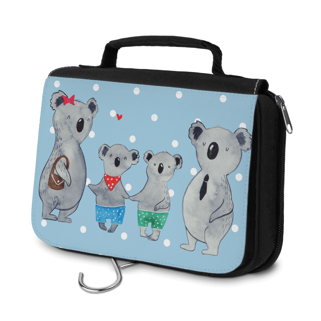 Kulturbeutel Koala Familie zwei Kulturbeutel, Zum Aufhängen, Waschtasche, Kosmetiktasche, Damen, Herren, Aufbewahrungstasche, Schminktasche, Kosmetikbeutel, Organizer, Kulturtasche, Schminkutensil, Familie, Vatertag, Muttertag, Bruder, Schwester, Mama, Papa, Oma, Opa, Koala, Koalabär, beste Familie, Familienzeit, Familienleben, Koalafamilie, Lieblingsfamilie