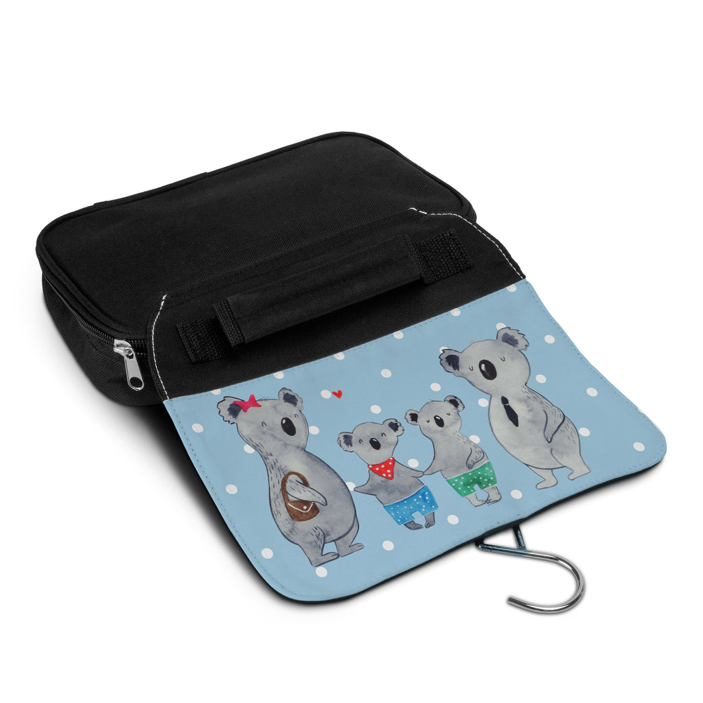Kulturbeutel Koala Familie zwei Kulturbeutel, Zum Aufhängen, Waschtasche, Kosmetiktasche, Damen, Herren, Aufbewahrungstasche, Schminktasche, Kosmetikbeutel, Organizer, Kulturtasche, Schminkutensil, Familie, Vatertag, Muttertag, Bruder, Schwester, Mama, Papa, Oma, Opa, Koala, Koalabär, beste Familie, Familienzeit, Familienleben, Koalafamilie, Lieblingsfamilie