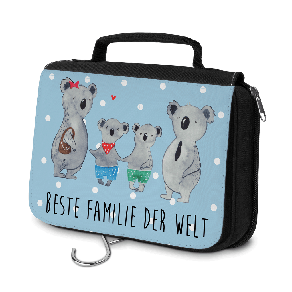 Kulturbeutel Koala Familie zwei Kulturbeutel, Zum Aufhängen, Waschtasche, Kosmetiktasche, Damen, Herren, Aufbewahrungstasche, Schminktasche, Kosmetikbeutel, Organizer, Kulturtasche, Schminkutensil, Familie, Vatertag, Muttertag, Bruder, Schwester, Mama, Papa, Oma, Opa, Koala, Koalabär, beste Familie, Familienzeit, Familienleben, Koalafamilie, Lieblingsfamilie
