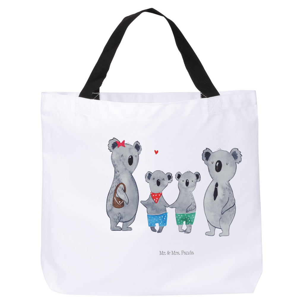 Shopper Koala Familie zwei Beutel, Einkaufstasche, Tasche, Strandtasche, Einkaufsbeutel, Shopper, Schultasche, Freizeittasche, Tragebeutel, Schulbeutel, Alltagstasche, Familie, Vatertag, Muttertag, Bruder, Schwester, Mama, Papa, Oma, Opa, Koala, Koalabär, beste Familie, Familienzeit, Familienleben, Koalafamilie, Lieblingsfamilie