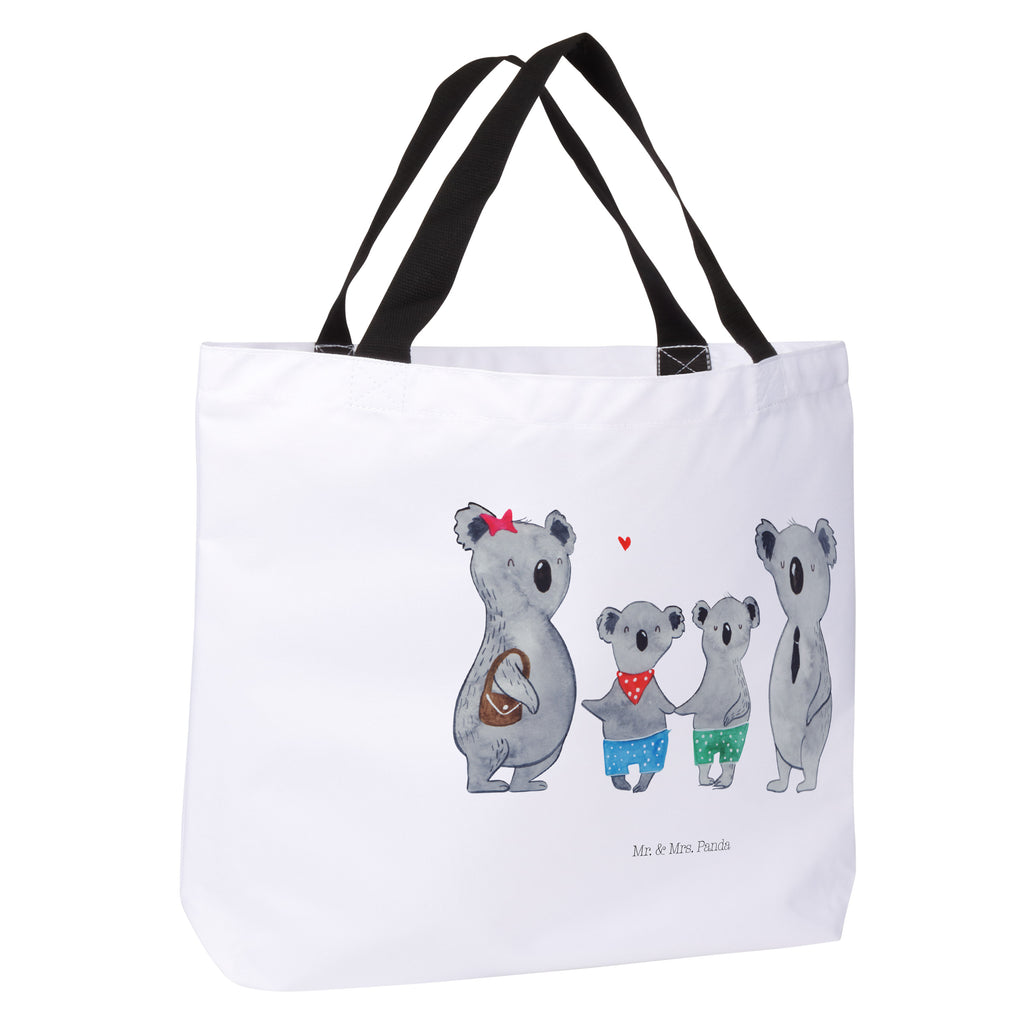 Shopper Koala Familie zwei Beutel, Einkaufstasche, Tasche, Strandtasche, Einkaufsbeutel, Shopper, Schultasche, Freizeittasche, Tragebeutel, Schulbeutel, Alltagstasche, Familie, Vatertag, Muttertag, Bruder, Schwester, Mama, Papa, Oma, Opa, Koala, Koalabär, beste Familie, Familienzeit, Familienleben, Koalafamilie, Lieblingsfamilie