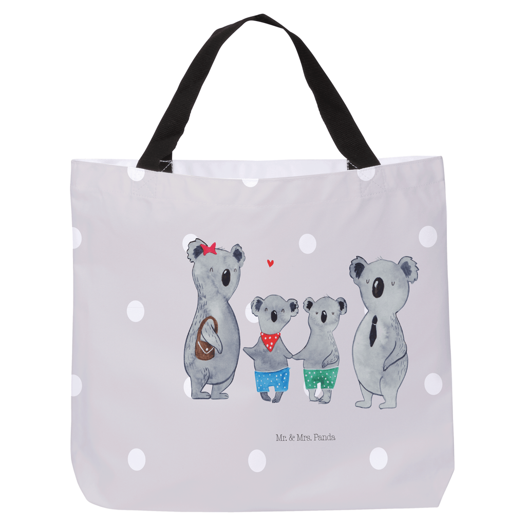 Shopper Koala Familie zwei Beutel, Einkaufstasche, Tasche, Strandtasche, Einkaufsbeutel, Shopper, Schultasche, Freizeittasche, Tragebeutel, Schulbeutel, Alltagstasche, Familie, Vatertag, Muttertag, Bruder, Schwester, Mama, Papa, Oma, Opa, Koala, Koalabär, beste Familie, Familienzeit, Familienleben, Koalafamilie, Lieblingsfamilie