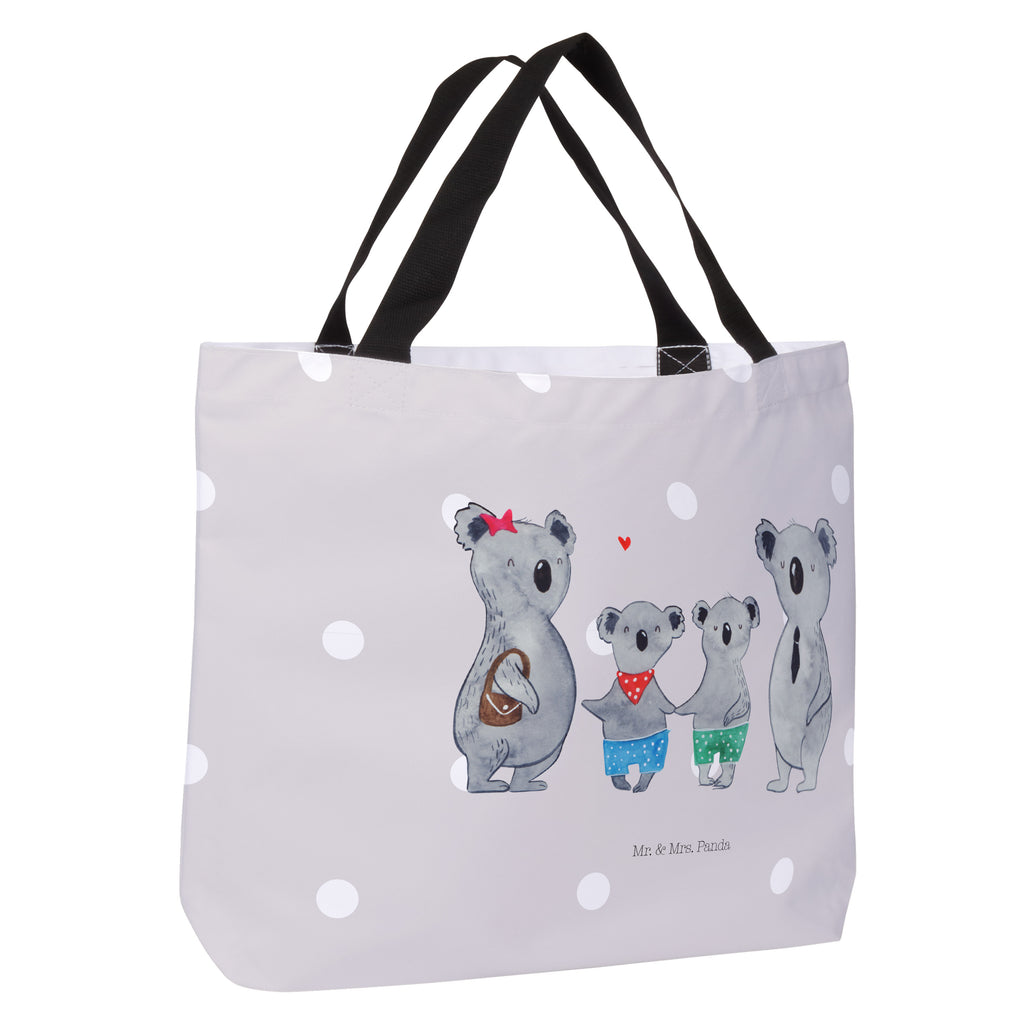 Shopper Koala Familie zwei Beutel, Einkaufstasche, Tasche, Strandtasche, Einkaufsbeutel, Shopper, Schultasche, Freizeittasche, Tragebeutel, Schulbeutel, Alltagstasche, Familie, Vatertag, Muttertag, Bruder, Schwester, Mama, Papa, Oma, Opa, Koala, Koalabär, beste Familie, Familienzeit, Familienleben, Koalafamilie, Lieblingsfamilie