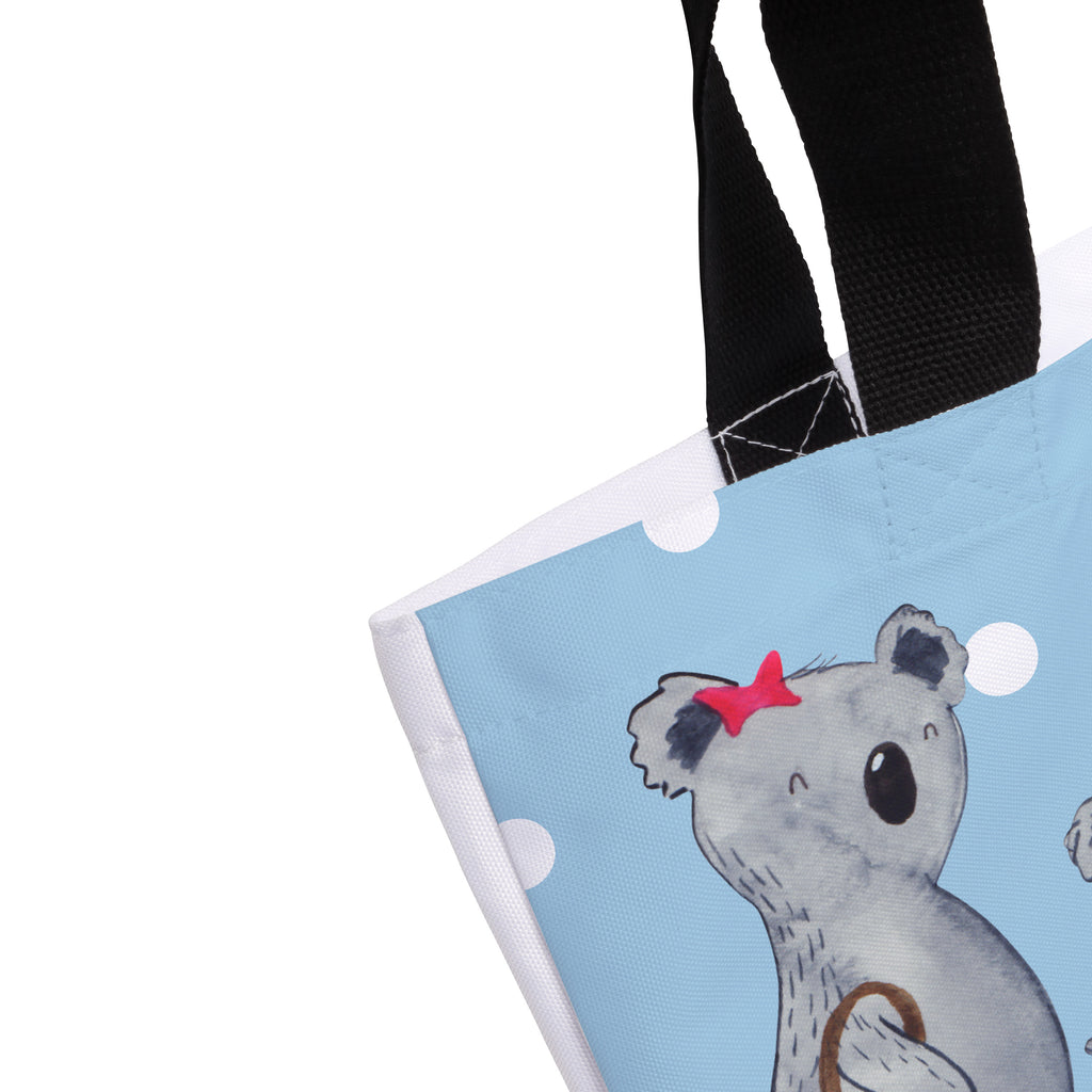 Shopper Koala Familie zwei Beutel, Einkaufstasche, Tasche, Strandtasche, Einkaufsbeutel, Shopper, Schultasche, Freizeittasche, Tragebeutel, Schulbeutel, Alltagstasche, Familie, Vatertag, Muttertag, Bruder, Schwester, Mama, Papa, Oma, Opa, Koala, Koalabär, beste Familie, Familienzeit, Familienleben, Koalafamilie, Lieblingsfamilie
