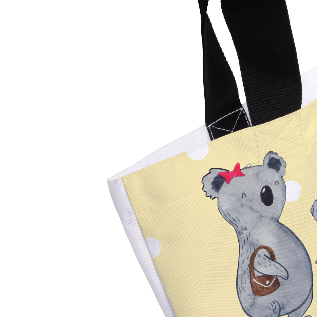 Shopper Koala Familie zwei Beutel, Einkaufstasche, Tasche, Strandtasche, Einkaufsbeutel, Shopper, Schultasche, Freizeittasche, Tragebeutel, Schulbeutel, Alltagstasche, Familie, Vatertag, Muttertag, Bruder, Schwester, Mama, Papa, Oma, Opa, Koala, Koalabär, beste Familie, Familienzeit, Familienleben, Koalafamilie, Lieblingsfamilie