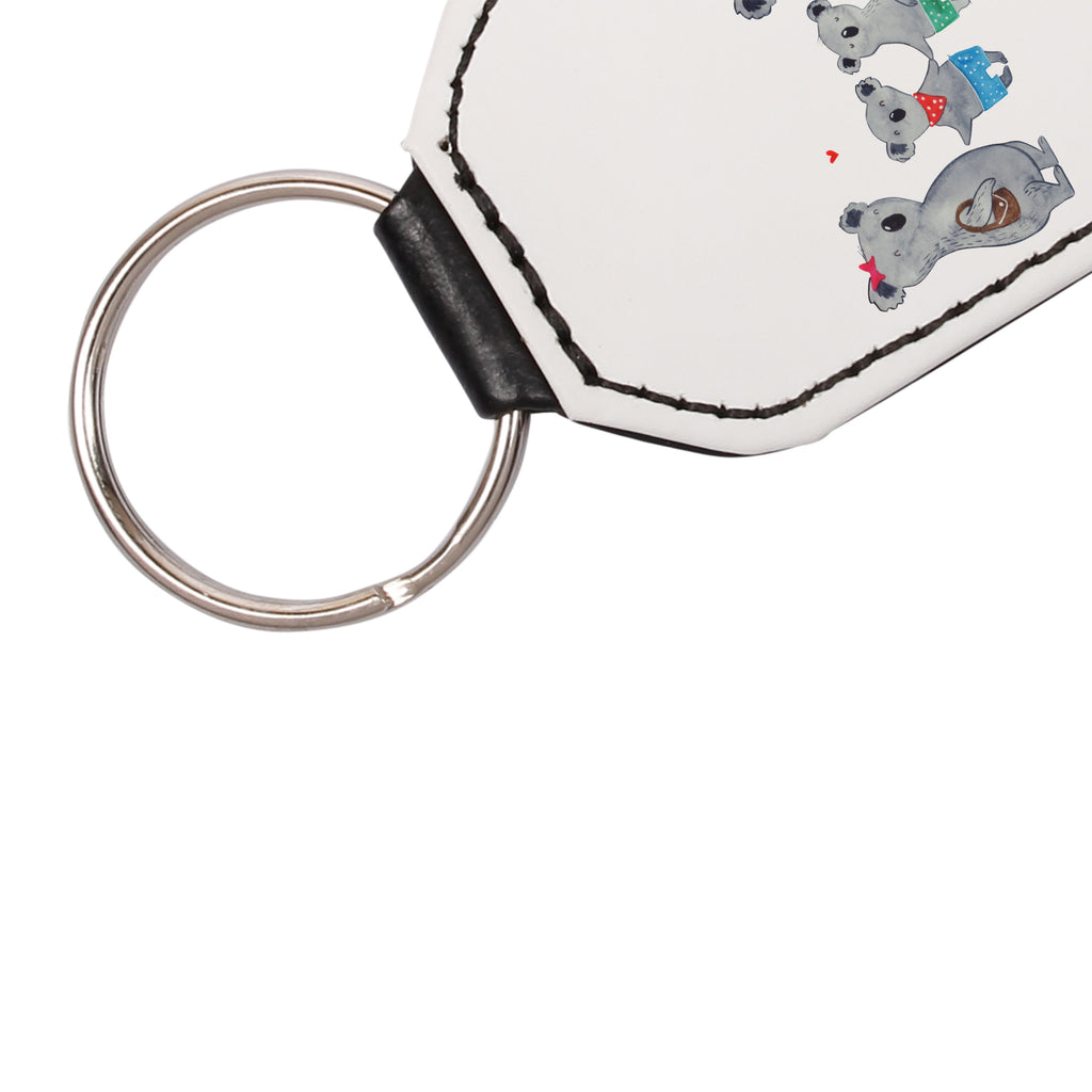 Rechteckig Schlüsselanhänger Koala Familie zwei Schlüsselanhänger, Anhänger, Taschenanhänger, Glücksbringer, Schutzengel, Familie, Vatertag, Muttertag, Bruder, Schwester, Mama, Papa, Oma, Opa, Koala, Koalabär, beste Familie, Familienzeit, Familienleben, Koalafamilie, Lieblingsfamilie