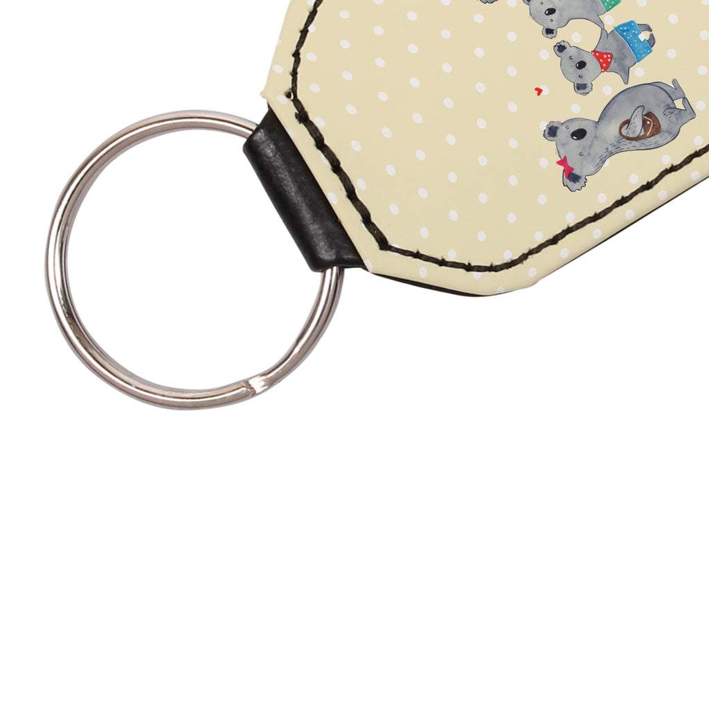 Rechteckig Schlüsselanhänger Koala Familie zwei Schlüsselanhänger, Anhänger, Taschenanhänger, Glücksbringer, Schutzengel, Familie, Vatertag, Muttertag, Bruder, Schwester, Mama, Papa, Oma, Opa, Koala, Koalabär, beste Familie, Familienzeit, Familienleben, Koalafamilie, Lieblingsfamilie