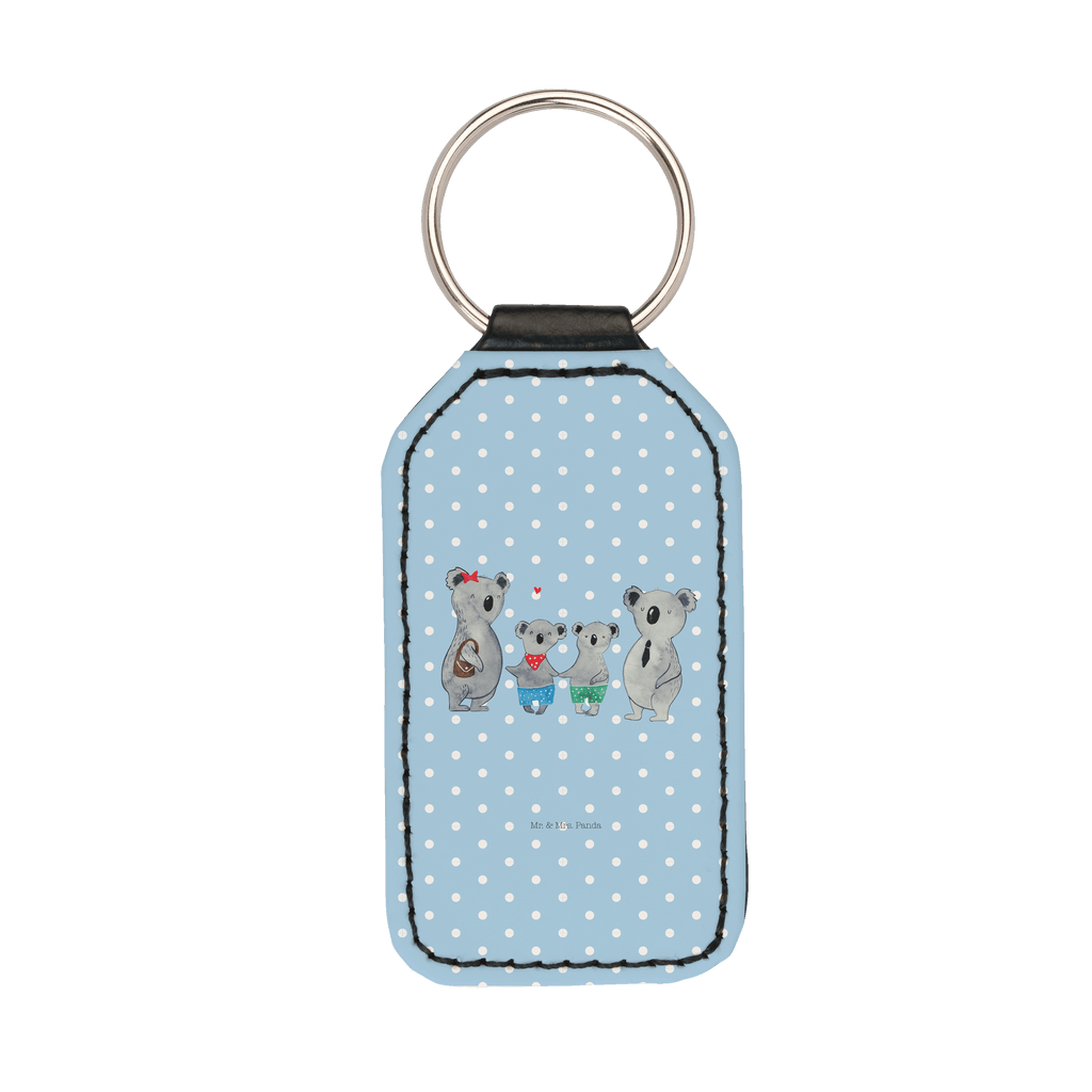 Rechteckig Schlüsselanhänger Koala Familie zwei Schlüsselanhänger, Anhänger, Taschenanhänger, Glücksbringer, Schutzengel, Familie, Vatertag, Muttertag, Bruder, Schwester, Mama, Papa, Oma, Opa, Koala, Koalabär, beste Familie, Familienzeit, Familienleben, Koalafamilie, Lieblingsfamilie
