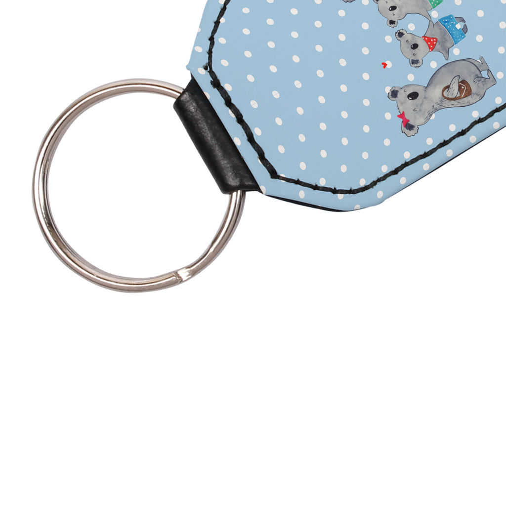 Rechteckig Schlüsselanhänger Koala Familie zwei Schlüsselanhänger, Anhänger, Taschenanhänger, Glücksbringer, Schutzengel, Familie, Vatertag, Muttertag, Bruder, Schwester, Mama, Papa, Oma, Opa, Koala, Koalabär, beste Familie, Familienzeit, Familienleben, Koalafamilie, Lieblingsfamilie