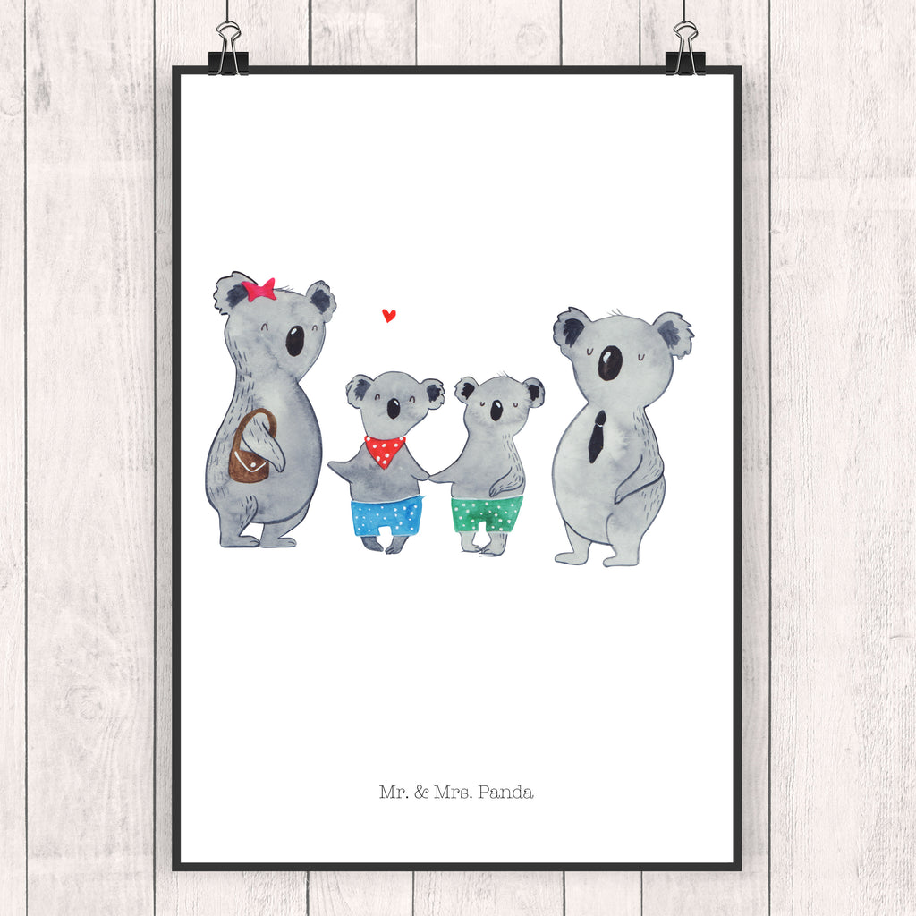 Poster Koala Familie zwei Poster, Wandposter, Bild, Wanddeko, Küchenposter, Kinderposter, Wanddeko Bild, Raumdekoration, Wanddekoration, Handgemaltes Poster, Mr. & Mrs. Panda Poster, Designposter, Kunstdruck, Posterdruck, Familie, Vatertag, Muttertag, Bruder, Schwester, Mama, Papa, Oma, Opa, Koala, Koalabär, beste Familie, Familienzeit, Familienleben, Koalafamilie, Lieblingsfamilie