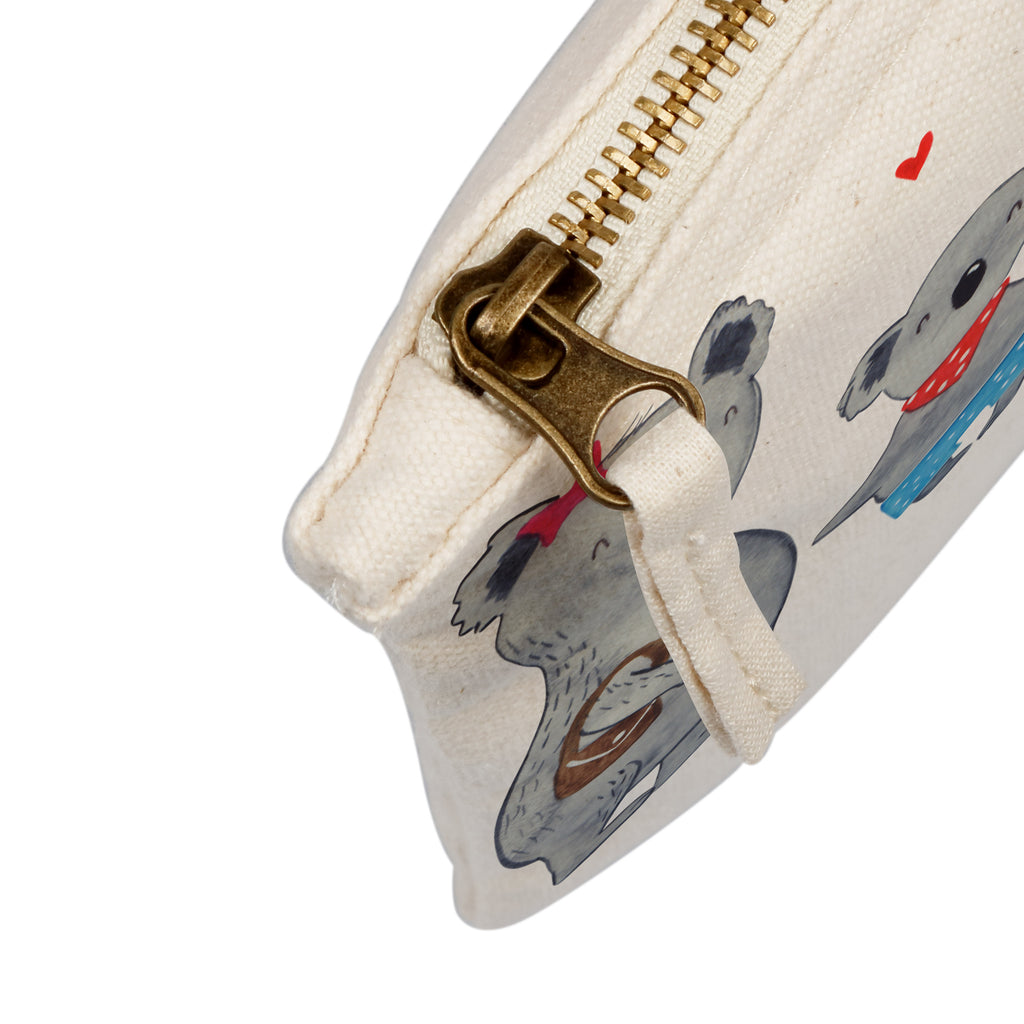 Schminktasche Koala Familie zwei Schminktasche, Kosmetiktasche, Kosmetikbeutel, Stiftemäppchen, Etui, Federmappe, Makeup, XXL, Schminketui, Kosmetiketui, Schlamperetui, Familie, Vatertag, Muttertag, Bruder, Schwester, Mama, Papa, Oma, Opa, Koala, Koalabär, beste Familie, Familienzeit, Familienleben, Koalafamilie, Lieblingsfamilie