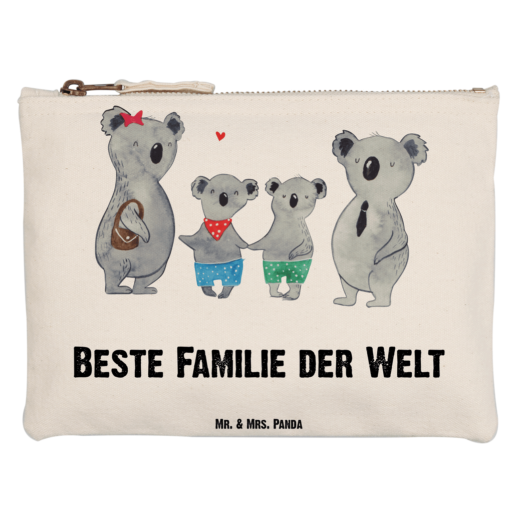 Schminktasche Koala Familie zwei Schminktasche, Kosmetiktasche, Kosmetikbeutel, Stiftemäppchen, Etui, Federmappe, Makeup, XXL, Schminketui, Kosmetiketui, Schlamperetui, Familie, Vatertag, Muttertag, Bruder, Schwester, Mama, Papa, Oma, Opa, Koala, Koalabär, beste Familie, Familienzeit, Familienleben, Koalafamilie, Lieblingsfamilie