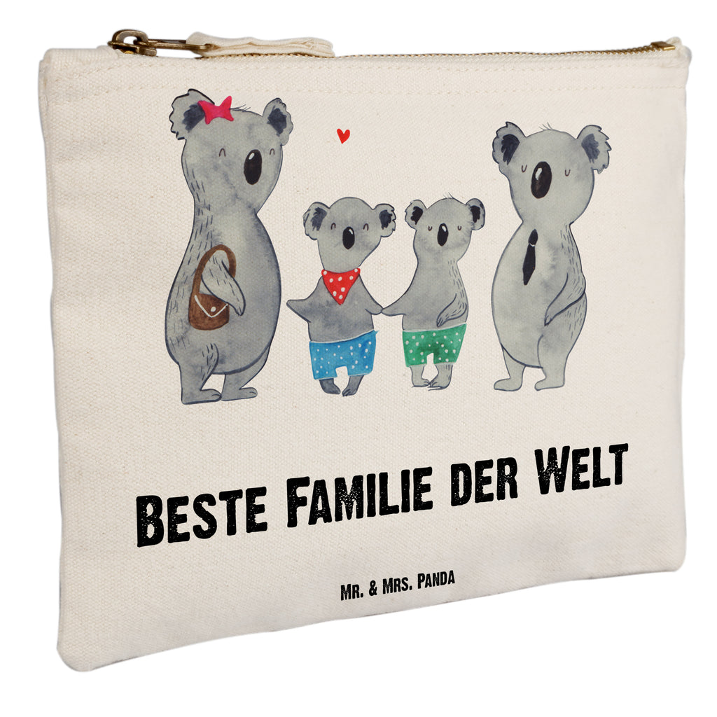 Schminktasche Koala Familie zwei Schminktasche, Kosmetiktasche, Kosmetikbeutel, Stiftemäppchen, Etui, Federmappe, Makeup, XXL, Schminketui, Kosmetiketui, Schlamperetui, Familie, Vatertag, Muttertag, Bruder, Schwester, Mama, Papa, Oma, Opa, Koala, Koalabär, beste Familie, Familienzeit, Familienleben, Koalafamilie, Lieblingsfamilie