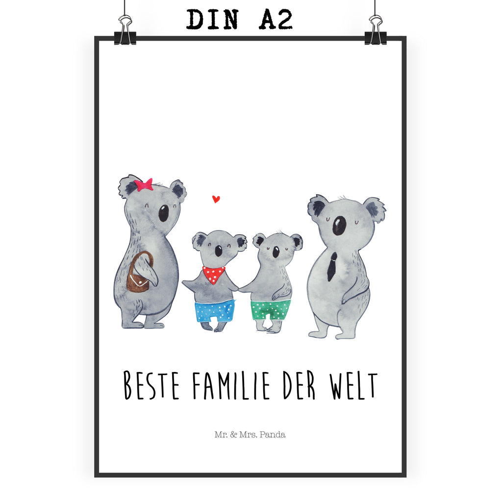 Poster Koala Familie zwei Poster, Wandposter, Bild, Wanddeko, Küchenposter, Kinderposter, Wanddeko Bild, Raumdekoration, Wanddekoration, Handgemaltes Poster, Mr. & Mrs. Panda Poster, Designposter, Kunstdruck, Posterdruck, Familie, Vatertag, Muttertag, Bruder, Schwester, Mama, Papa, Oma, Opa, Koala, Koalabär, beste Familie, Familienzeit, Familienleben, Koalafamilie, Lieblingsfamilie
