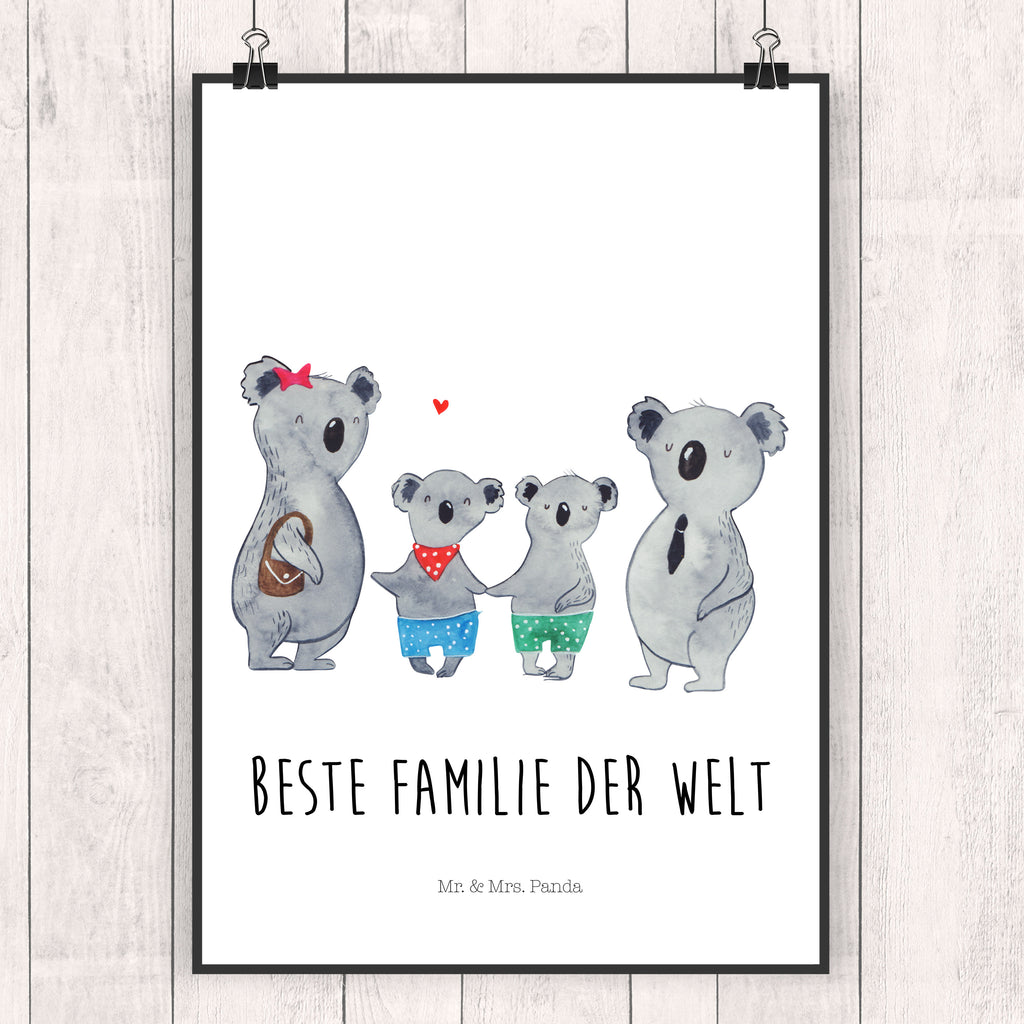 Poster Koala Familie zwei Poster, Wandposter, Bild, Wanddeko, Küchenposter, Kinderposter, Wanddeko Bild, Raumdekoration, Wanddekoration, Handgemaltes Poster, Mr. & Mrs. Panda Poster, Designposter, Kunstdruck, Posterdruck, Familie, Vatertag, Muttertag, Bruder, Schwester, Mama, Papa, Oma, Opa, Koala, Koalabär, beste Familie, Familienzeit, Familienleben, Koalafamilie, Lieblingsfamilie