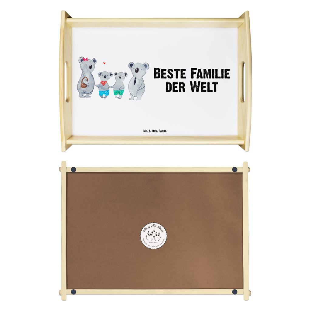 Serviertablett Koala Familie zwei Tablett, Holztablett, Küchentablett, Dekotablett, Frühstückstablett, Familie, Vatertag, Muttertag, Bruder, Schwester, Mama, Papa, Oma, Opa, Koala, Koalabär, beste Familie, Familienzeit, Familienleben, Koalafamilie, Lieblingsfamilie
