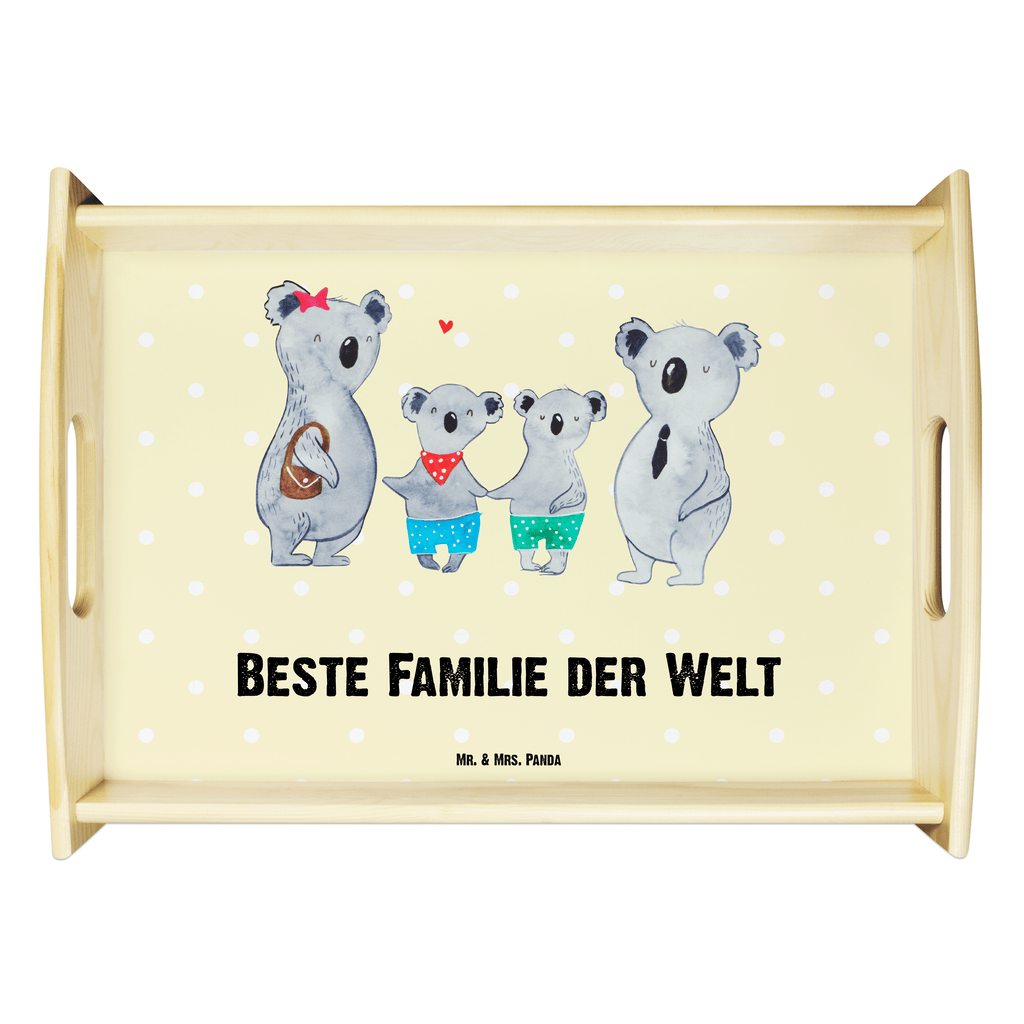 Serviertablett Koala Familie zwei Tablett, Holztablett, Küchentablett, Dekotablett, Frühstückstablett, Familie, Vatertag, Muttertag, Bruder, Schwester, Mama, Papa, Oma, Opa, Koala, Koalabär, beste Familie, Familienzeit, Familienleben, Koalafamilie, Lieblingsfamilie