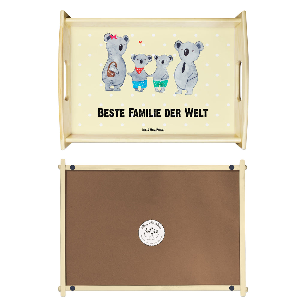 Serviertablett Koala Familie zwei Tablett, Holztablett, Küchentablett, Dekotablett, Frühstückstablett, Familie, Vatertag, Muttertag, Bruder, Schwester, Mama, Papa, Oma, Opa, Koala, Koalabär, beste Familie, Familienzeit, Familienleben, Koalafamilie, Lieblingsfamilie