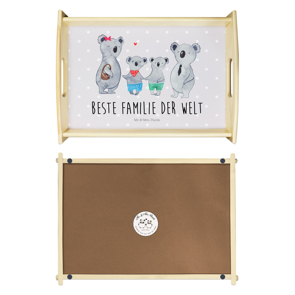 Serviertablett Koala Familie zwei Tablett, Holztablett, Küchentablett, Dekotablett, Frühstückstablett, Familie, Vatertag, Muttertag, Bruder, Schwester, Mama, Papa, Oma, Opa, Koala, Koalabär, beste Familie, Familienzeit, Familienleben, Koalafamilie, Lieblingsfamilie