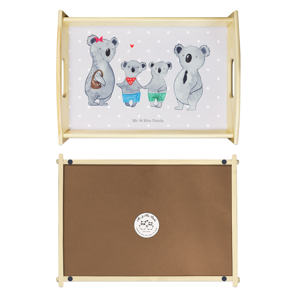 Serviertablett Koala Familie zwei Tablett, Holztablett, Küchentablett, Dekotablett, Frühstückstablett, Familie, Vatertag, Muttertag, Bruder, Schwester, Mama, Papa, Oma, Opa, Koala, Koalabär, beste Familie, Familienzeit, Familienleben, Koalafamilie, Lieblingsfamilie