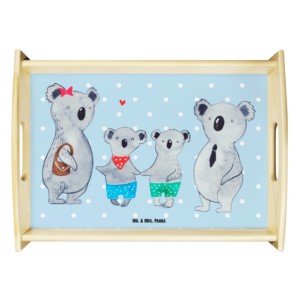 Serviertablett Koala Familie zwei Tablett, Holztablett, Küchentablett, Dekotablett, Frühstückstablett, Familie, Vatertag, Muttertag, Bruder, Schwester, Mama, Papa, Oma, Opa, Koala, Koalabär, beste Familie, Familienzeit, Familienleben, Koalafamilie, Lieblingsfamilie