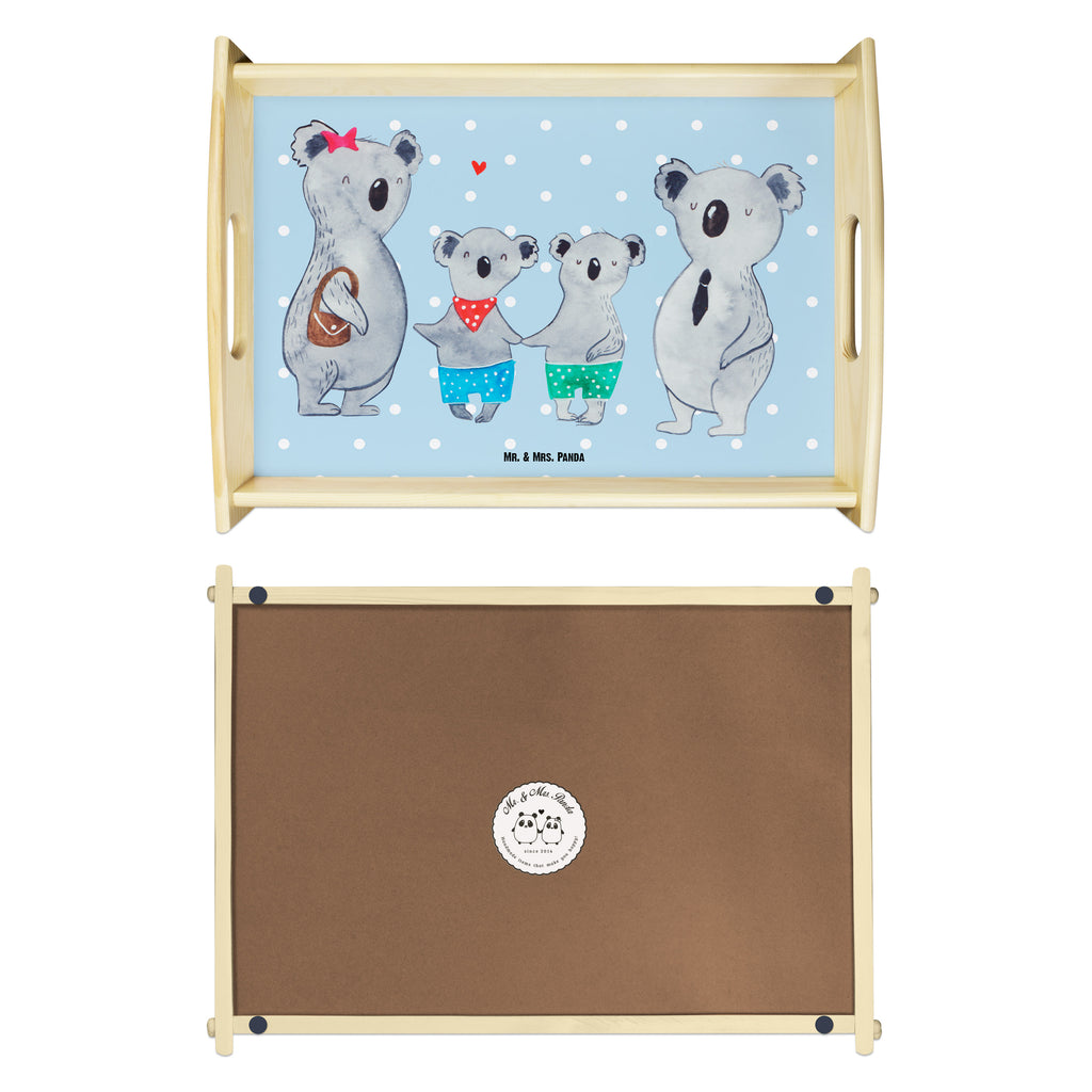Serviertablett Koala Familie zwei Tablett, Holztablett, Küchentablett, Dekotablett, Frühstückstablett, Familie, Vatertag, Muttertag, Bruder, Schwester, Mama, Papa, Oma, Opa, Koala, Koalabär, beste Familie, Familienzeit, Familienleben, Koalafamilie, Lieblingsfamilie
