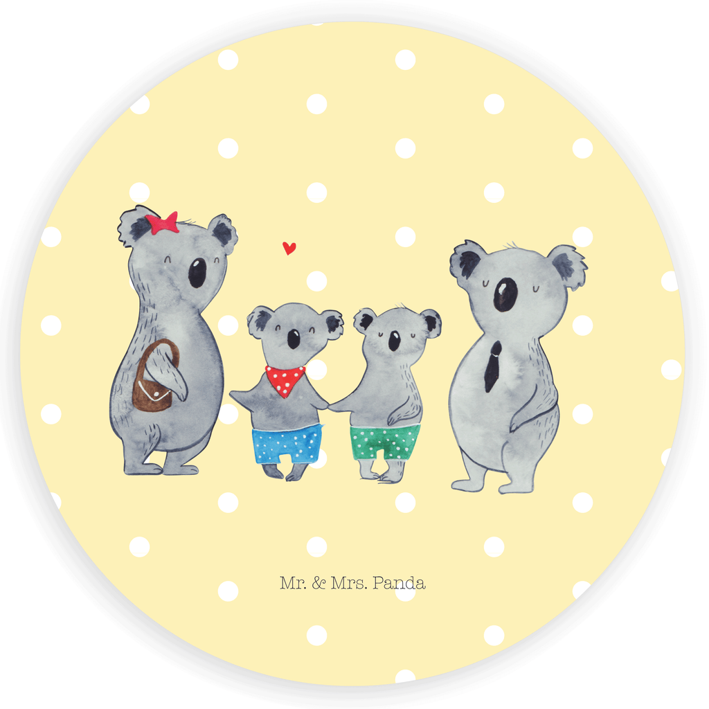 40mm Rund Aufkleber Koala Familie zwei Sticker, Aufkleber, Etikett, Familie, Vatertag, Muttertag, Bruder, Schwester, Mama, Papa, Oma, Opa, Koala, Koalabär, beste Familie, Familienzeit, Familienleben, Koalafamilie, Lieblingsfamilie