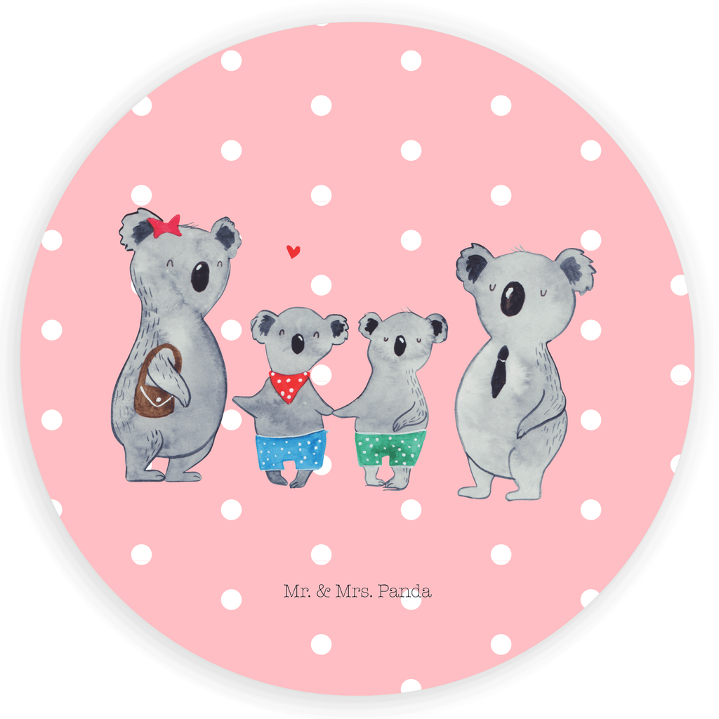 40mm Rund Aufkleber Koala Familie zwei Sticker, Aufkleber, Etikett, Familie, Vatertag, Muttertag, Bruder, Schwester, Mama, Papa, Oma, Opa, Koala, Koalabär, beste Familie, Familienzeit, Familienleben, Koalafamilie, Lieblingsfamilie