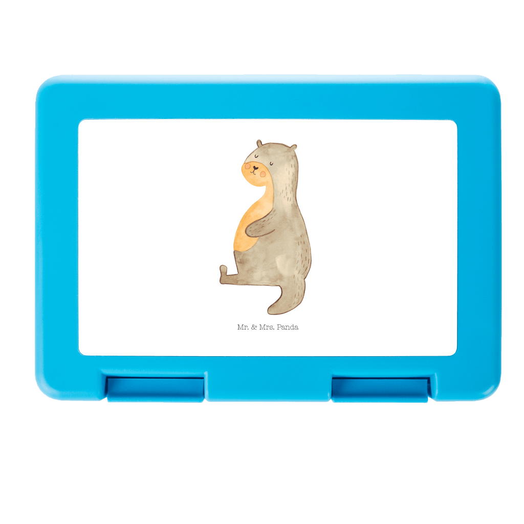 Brotdose Otter Bauch Brotbox, Snackbox, Lunch box, Butterbrotdose, Brotzeitbox, Otter, Fischotter, Seeotter, Otter Seeotter See Otter